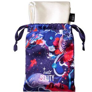 CULT BEAUTY Limited Edition Satin Pillowcase & Sleep Mask - Sleep Set In Bag NEW